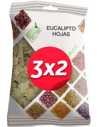 Pack 3X2 Eucalipto Hojas Bolsa 70Gr. de Soria Natural.