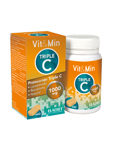 Triple C Vit. C Liposomada 40 Comprimidos de Eladiet