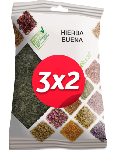 Pack 3X2 Hierba Buena Bolsa 30Gr. de Soria Natural.