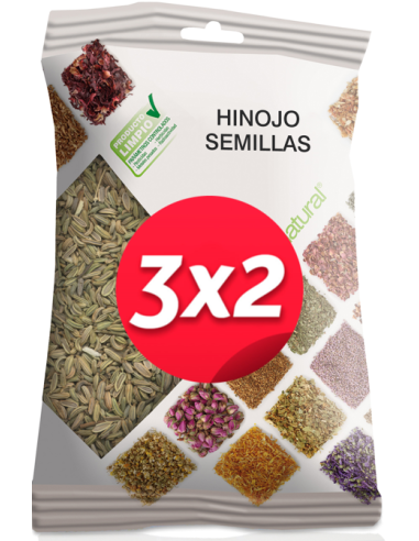 Pack 3X2 Hinojo Semillas Bolsa 100Gr. de Soria Natural.