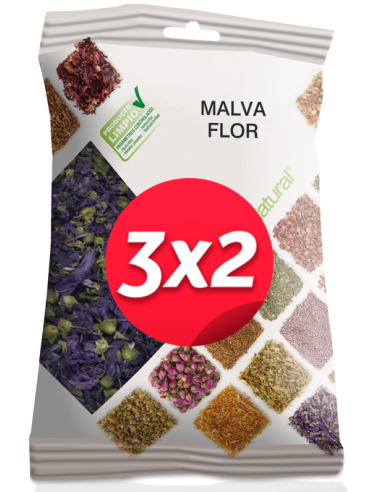 Pack 3X2 Malva Flor Bolsa 25Gr. de Soria Natural.