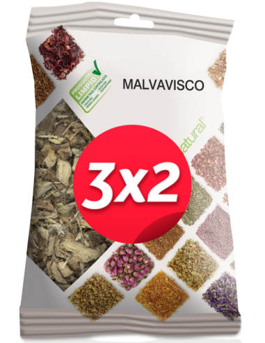 Pack 3X2 Malvavisco Raiz Bolsa 75Gr. de Soria Natural.