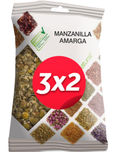 Pack 3X2 Manzanilla Amarga Bolsa 40Gr. de Soria Natural.