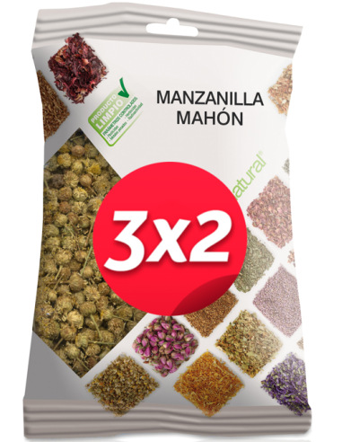 Pack 3X2 Manzanilla Mahon Bolsa 50Gr. de Soria Natural.