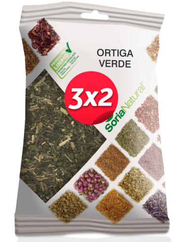 Pack 3X2 Ortiga Verde Bolsa 30Gr. de Soria Natural.