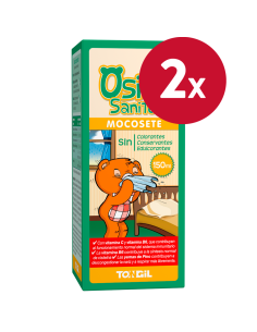 Pack 2 unidades Osito Sanito Mocosete 150 ml de Tongil.