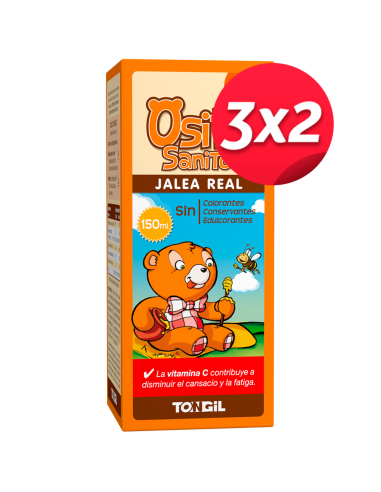 Pack 3x2 Osito Sanito Jalea Real 150 ml de Tongil..