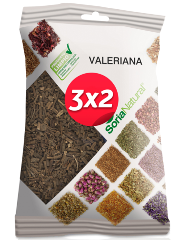 Pack 3X2 Valeriana Bolsa 70Gr. de Soria Natural.