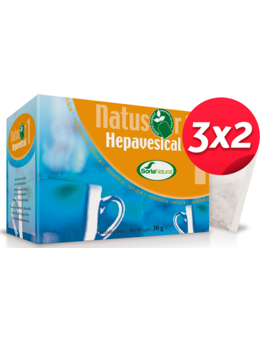 Pack 3X2  Natusor 1 Hepavesical 20 Unidades de Soria Natural