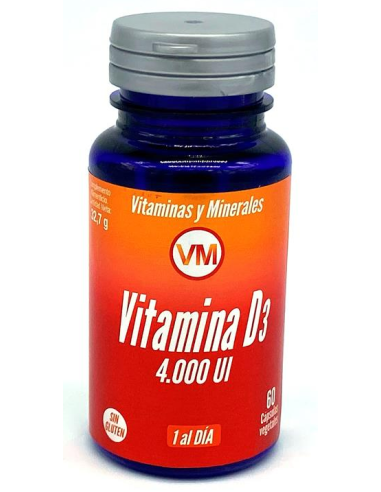 Vitamina D3 4000Ui 60Cap. de Ynsadiet