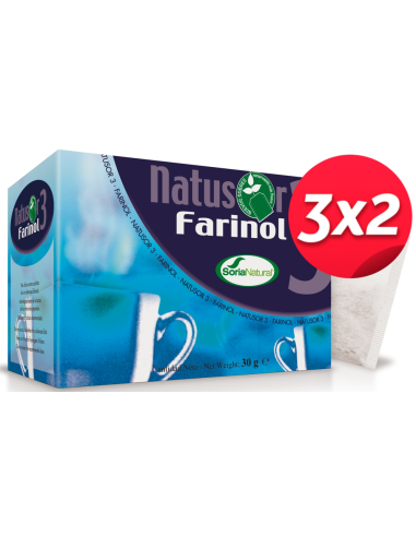 Pack 3X2 Natusor 3 Farinol 20 Uds de Soria Natural