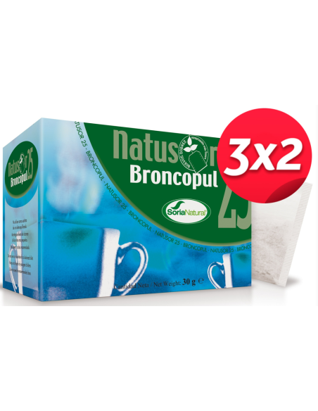 Pack 3X2 Natusor 25 Broncopul 20 Unidades de Soria Natural