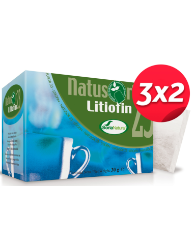 Pack 3X2 Natusor 23  Litiofin 20 Unidades de Soria Natural