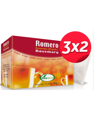 Pack 3X2 Infusion de Romero 20 uds de Soria Natural