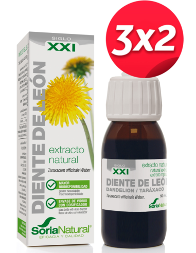 Pack 3X2 Ext. Diente De Leon Xxi 50Ml. S/Al de Soria Natural