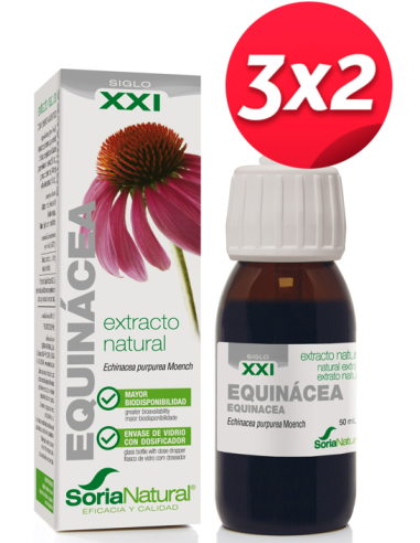 Pack 3X2 Ext. Echinacea Xxi 50Ml. S/Al de Soria Natural.