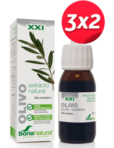 Pack 3X2 Ext. Olivo Xxi 50Ml. S/Al de Soria Natural.