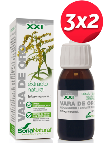 Pack 3X2 Ext. Vara De Oro Xxi 50Ml. S/Al de Soria Natural.