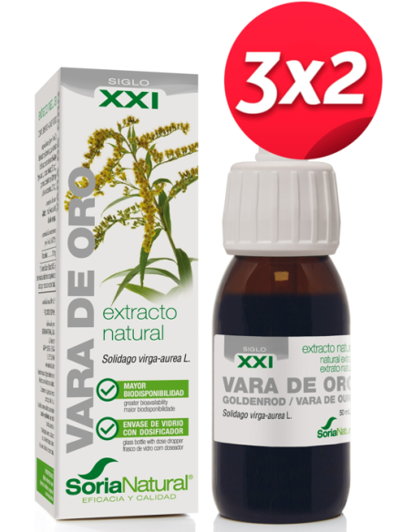 Pack 3X2 Ext. Vara De Oro Xxi 50Ml. S/Al de Soria Natural.