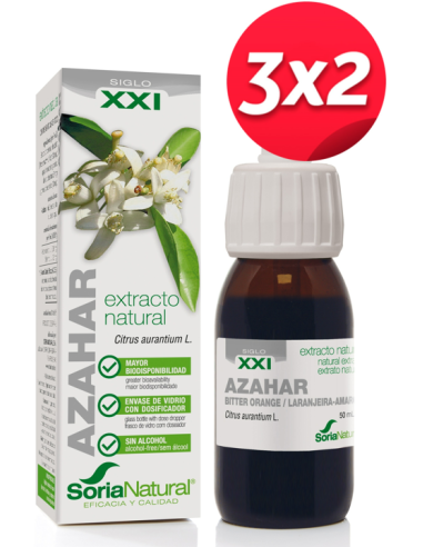 Pack 3X2 Ext. Azahar Xxi 50Ml. S/Al de Soria Natural.