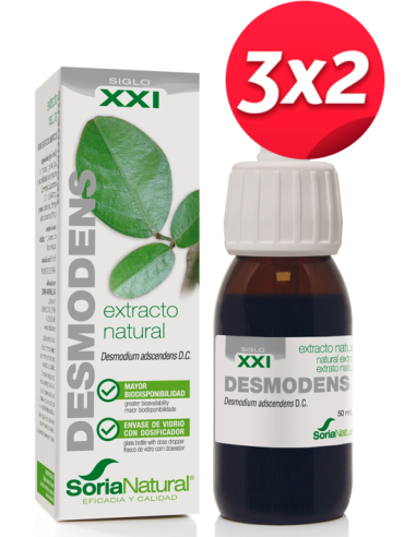 Pack 3X2 Ext. Desmodens Xxi 50Ml. S/Al de Soria Natural.