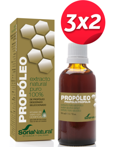 Pack 3X2 Ext. Propoleo Hidroalcoholico 50Ml. de Soria Natura