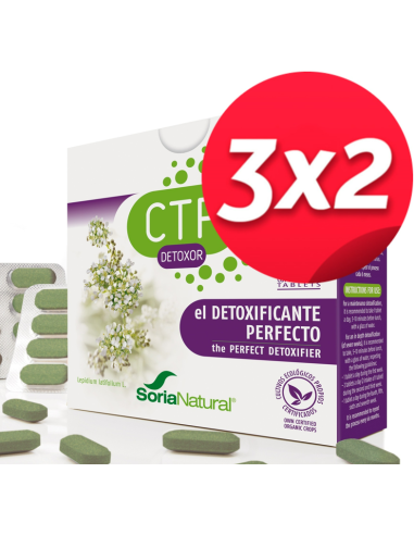 Pack 3X2 Ctp 36 Comprimidos de Soria Natural.