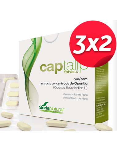 Pack 3X2 Captalip 28 Comprimidos de Soria Natural.
