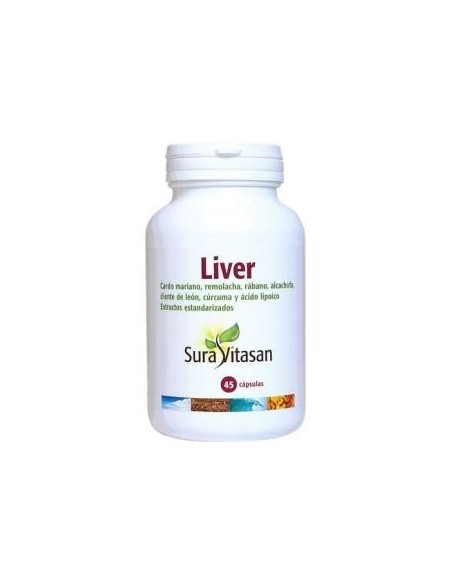 Pack de 2 uds Liver 45Cap. de Sura Vitasan