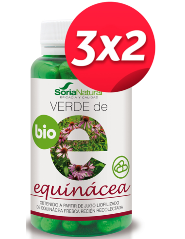 Pack 3X2 Verde De Echinacea 80Cap. de Soria Natural.