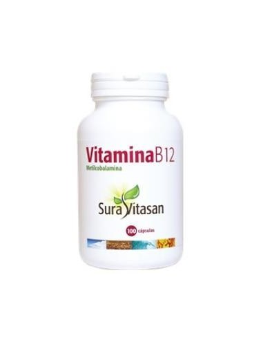 Pack de 2 uds Vitamina B12 (Metilcobalamina) 500Mcg. 100Cap. de Sura Vitasan