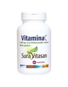 Pack de 2 uds Vitamina C 1000Mg. Efecto Gradual 60Comp. de Sura Vitasan
