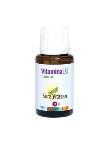 Pack de 2 uds Vitamina D3 Liquida 15Ml. de Sura Vitasan