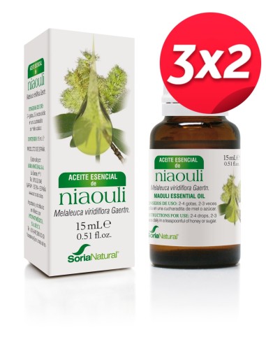 Pack 3X2 Aceite Esencial de Niaouli 15Ml de Soria Natural