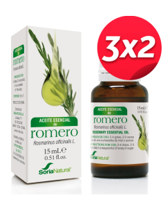 Pack 3X2 Aceite Esencial de Romero 15 ml de Soria Natural