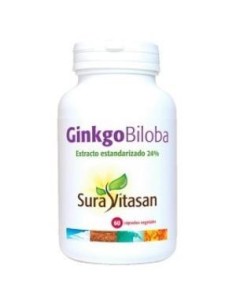 Pack de 2 uds Ginkgo Biloba Estandarizado Al 24% 60Cap. de Sura Vitasan