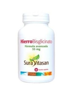Pack de 2 uds Hierro Bisglicinado 30Cap. de Sura Vitasan