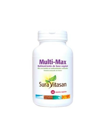 Pack de 2 uds Multi Nutri Max Multinutriente Base Vegetal 60Cap. de Sura Vitasan