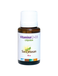 Pack de 2 uds Vitamina K2 + D3 15Ml. de Sura Vitasan