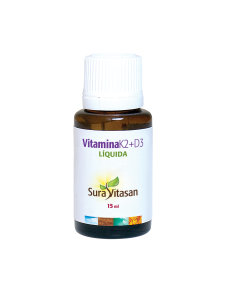 Pack de 2 uds Vitamina K2 + D3 15Ml. de Sura Vitasan