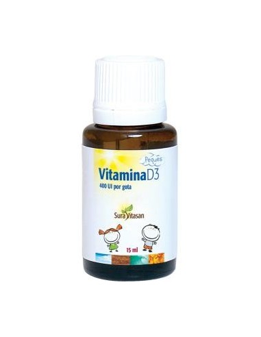 Pack de 2 uds Vitamina D3 Peques 15Ml. de Sura Vitasan