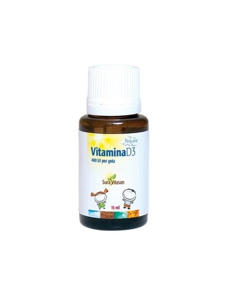Pack de 2 uds Vitamina D3 Peques 15Ml. de Sura Vitasan