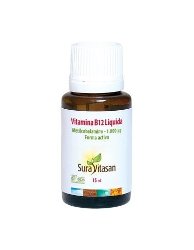 Pack de 2 uds Vitamina B12 Liquida 15Ml. de Sura Vitasan