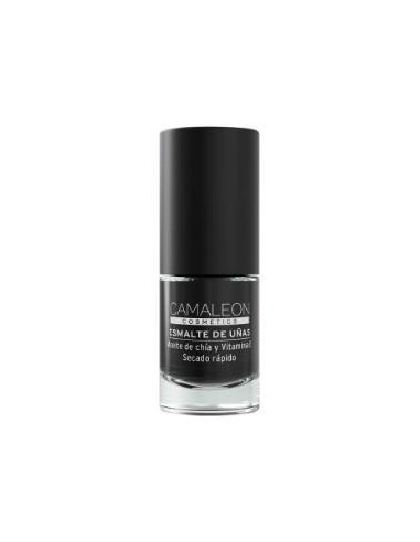 Camaleon Esmalte De Uñas Negro 6Ml. de Camaleon Cosmetics