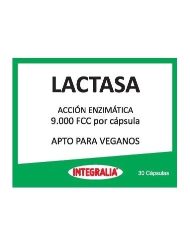 Lactasa 30 Cápsulas de Integralia.