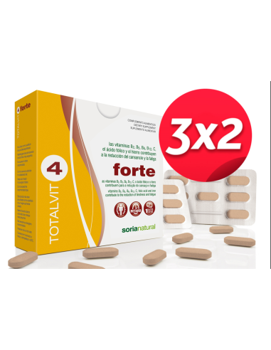 Pack 3X2 Totalvit 4 Forte Estados Carenciales 28 Comprimido