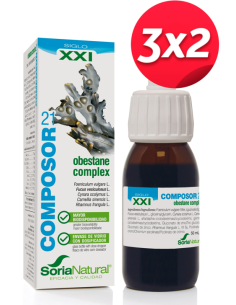Pack 3X2 Composor 21 Obestane Complex Xxi 50Ml. de Soria Natural