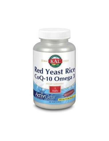 Pack 2 Uds. Kal Red Rice - Q10 - Omega 3 60 Perlas de Pack S