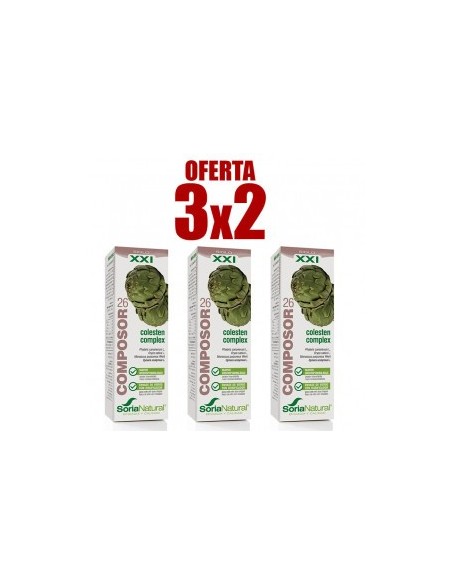 Pack 3X2 Composor 26 Colesten Complex Xxi 50Ml. de Soria Nat