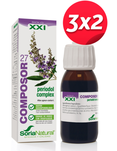Pack 3X2 Composor 27 Periodol Complex Xxi 50Ml. de Soria Natural